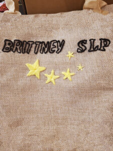 Custom SLP Stars Tote - BRITTNEY